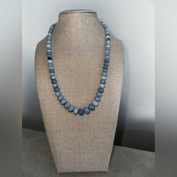 Blue Opal beaded Necklace by Jay King - Picture 3 of 8